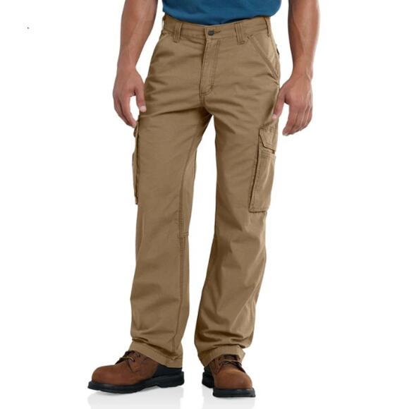 Carhartt Other - CARHARTT Force Tappen Relaxed Fit Cargo utility Work Pant Yukon Tan 46 x32 3768